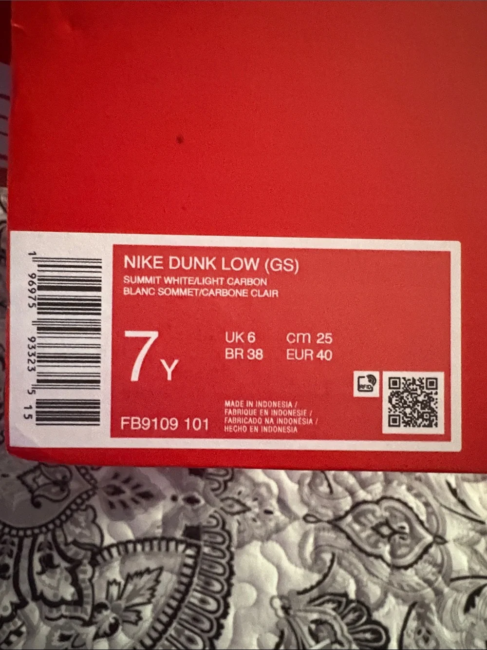 Nike Low-Top Sneakers in White and Light Gray